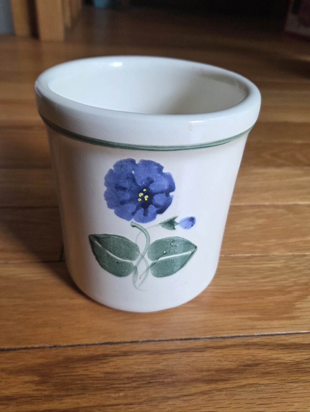 Vintage Sana Ana Crock Shop Painted Crock